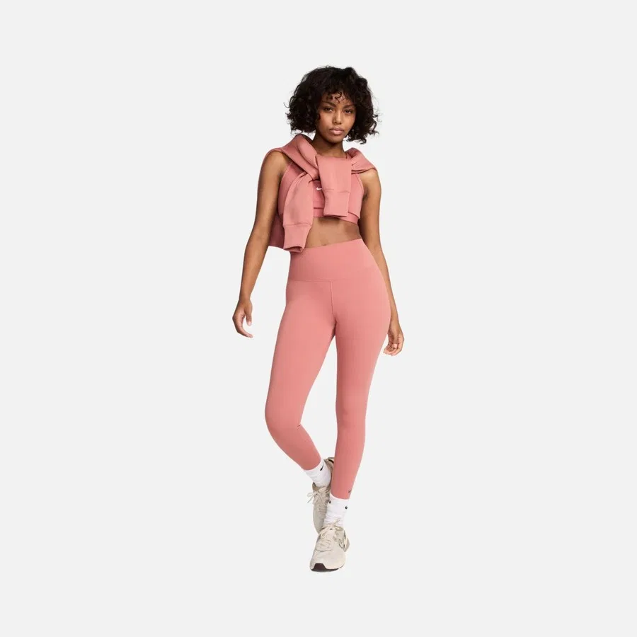 Леггинсы для тренировок с высокой посадкой One High-Waisted Full-Length Training Nike, Розовый