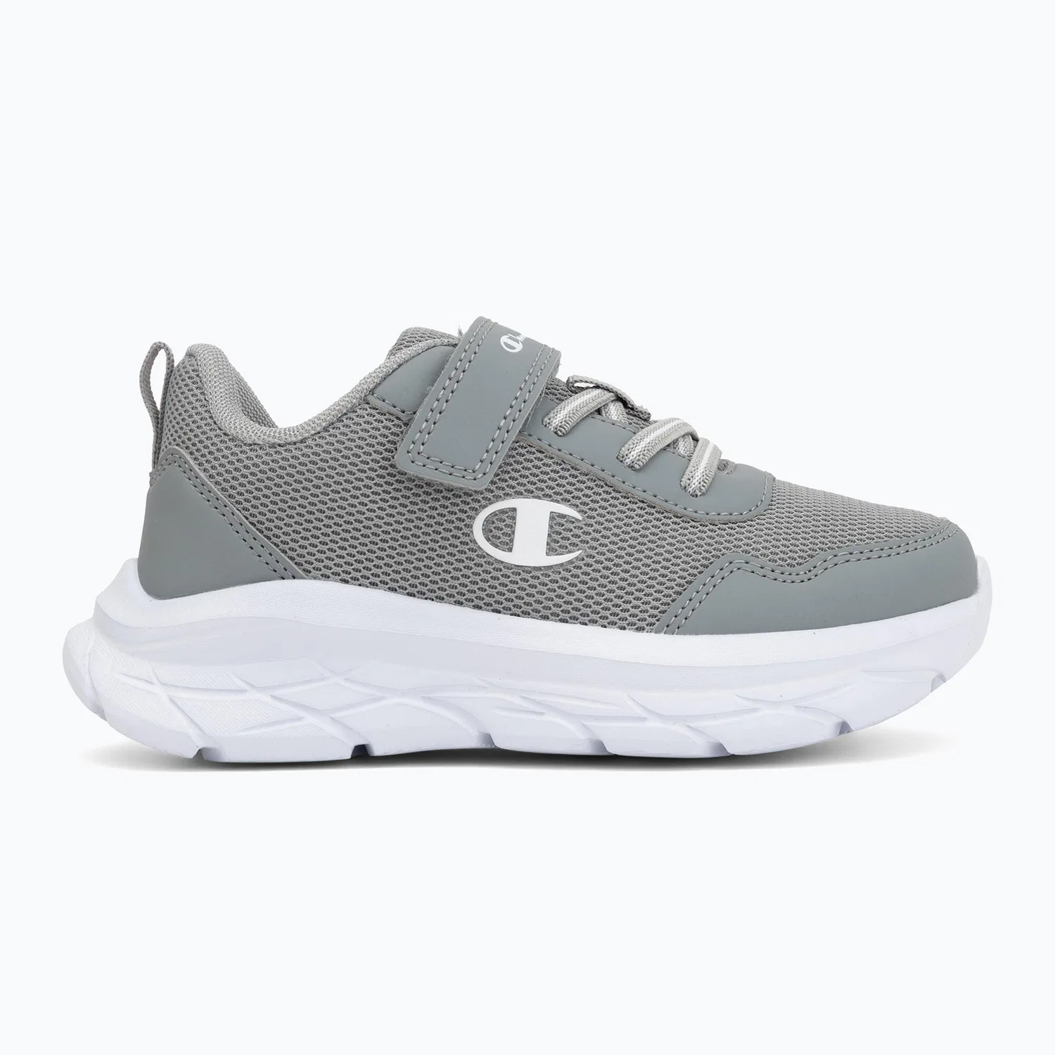 Детские кроссовки на липучке Champion Fuze PS Low Cut, Gray — фото 2