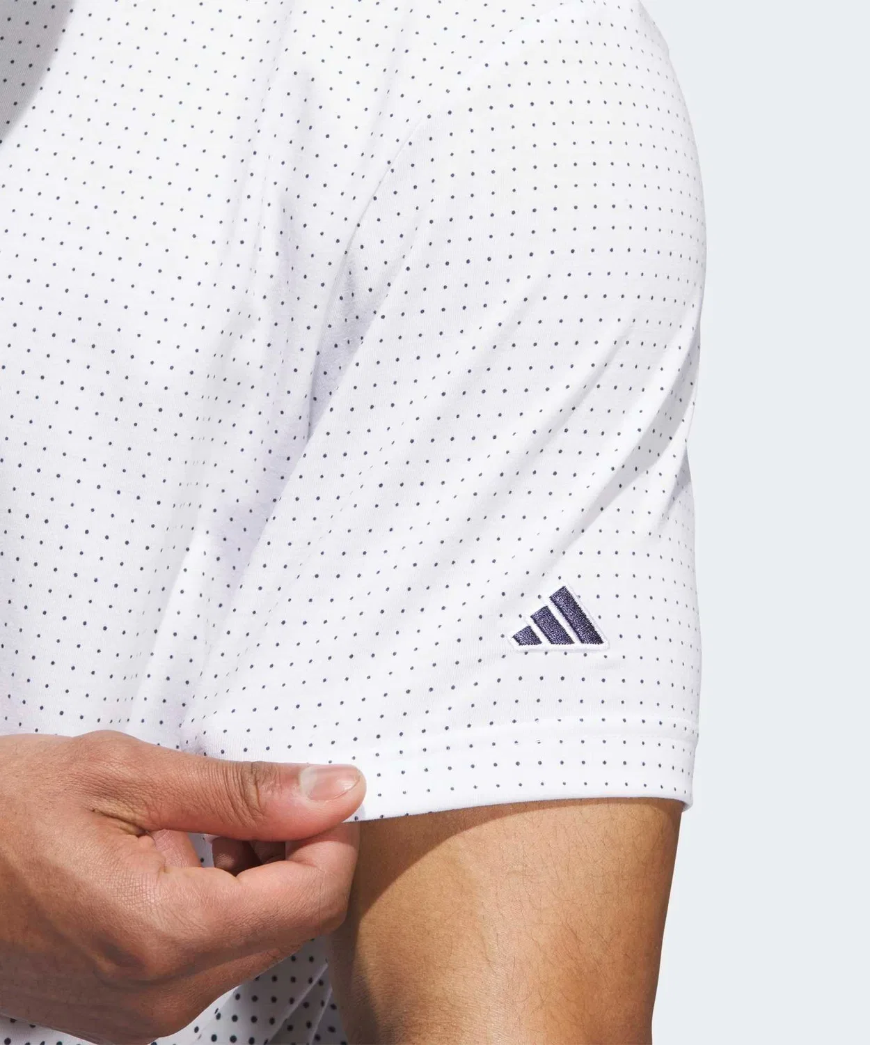 Мужское поло с принтом GO-TO PRT POLO Adidas, Белый — фото 3