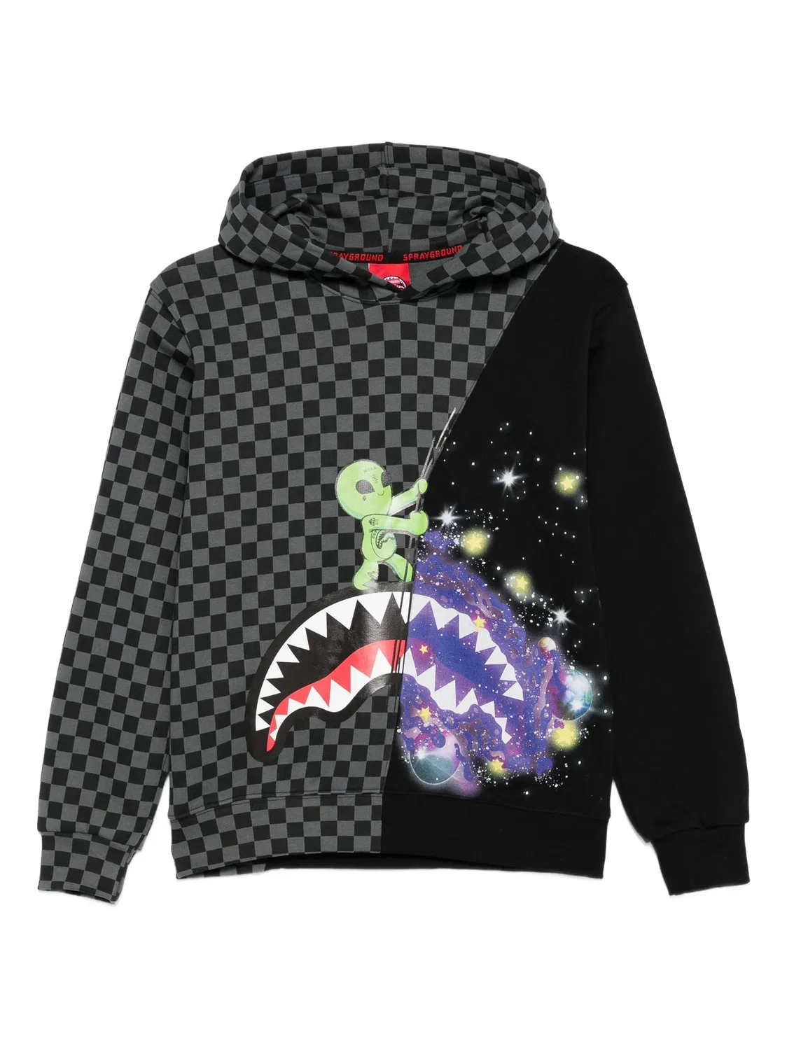 Худи с мотивом инопланетянина Sprayground, черный