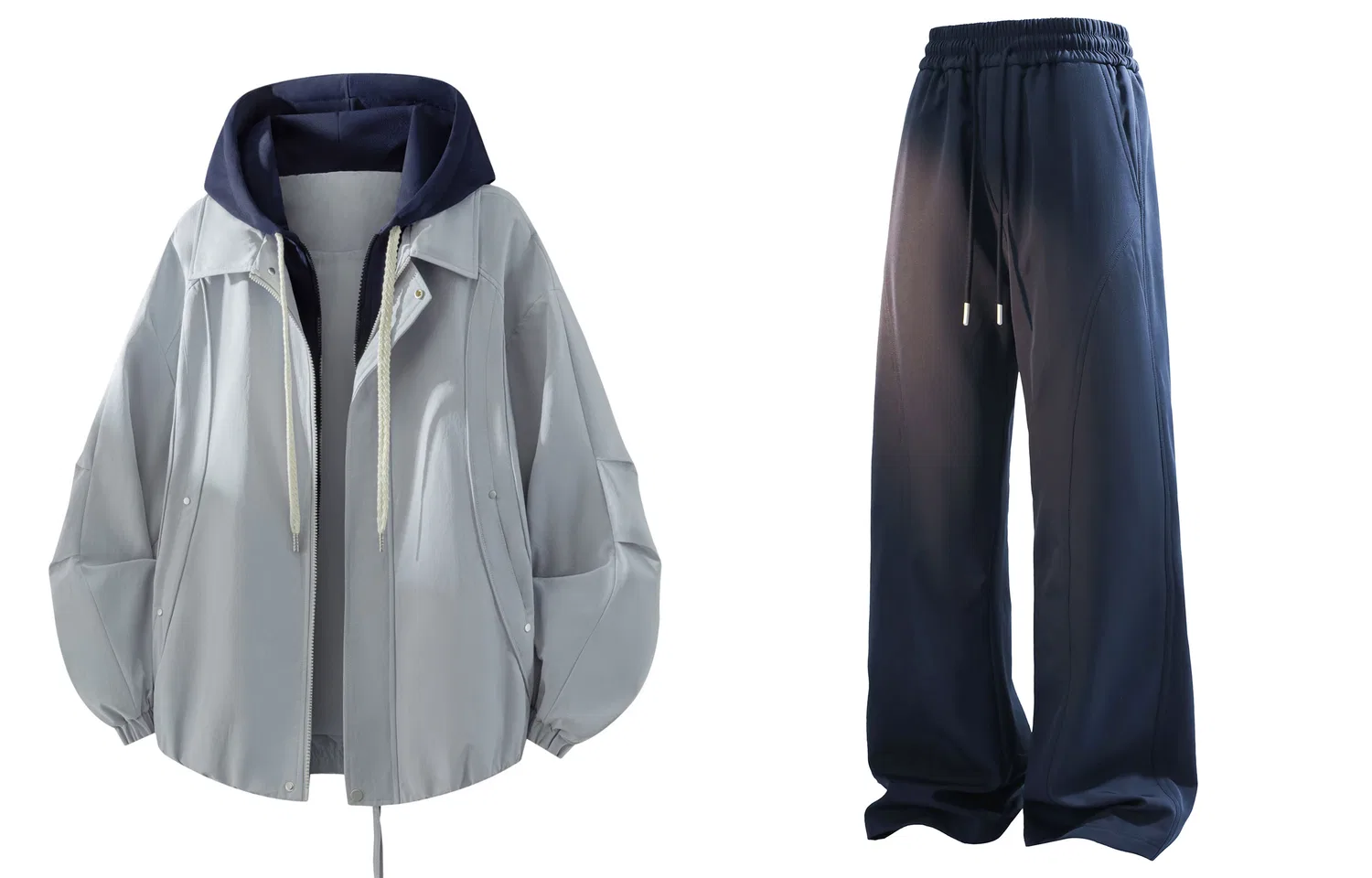 Детский спортивный костюм с курткой и брюками BALENO, Gray Blue Navy Blue
