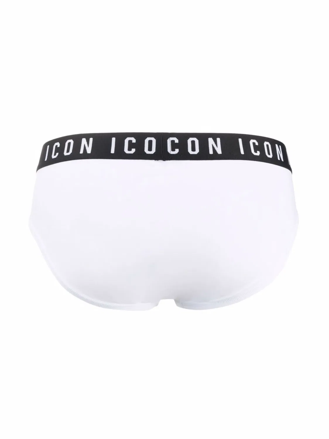 Трусы-слипы Icon с эластичным поясом DSQUARED2, белый — фото 3