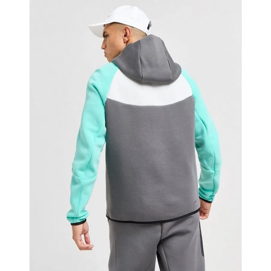 Мужской свитшот-худи с капюшоном Tech Fleece FZ Windrunner Hoodie Nike, Антрацитовый — фото 4