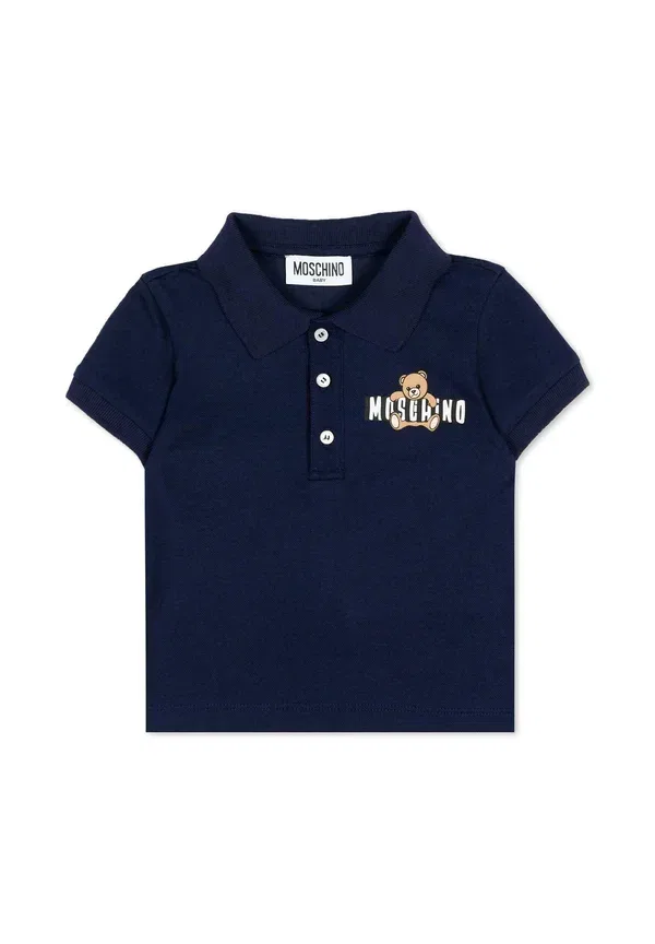 Детская рубашка поло Moschino, синий