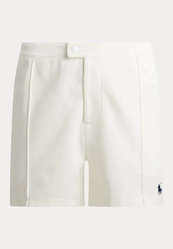 Шорты хлопок/полиэстер Wimbledon 4.5-inch classic fit short Polo Ralph Lauren Ceramic White, белый — фото 4