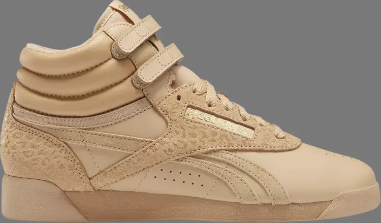

Кроссовки wmns freestyle high 'cheetah' Reebok, коричневый