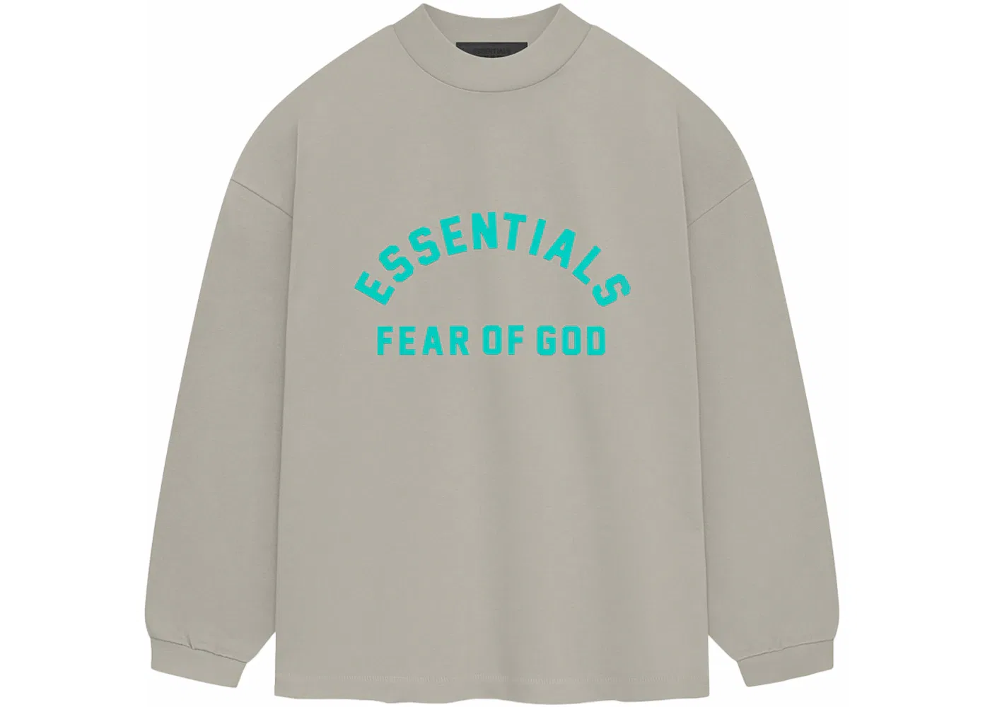 Мужская футболка с длинным рукавом Fear of God Essentials Tee, Seal