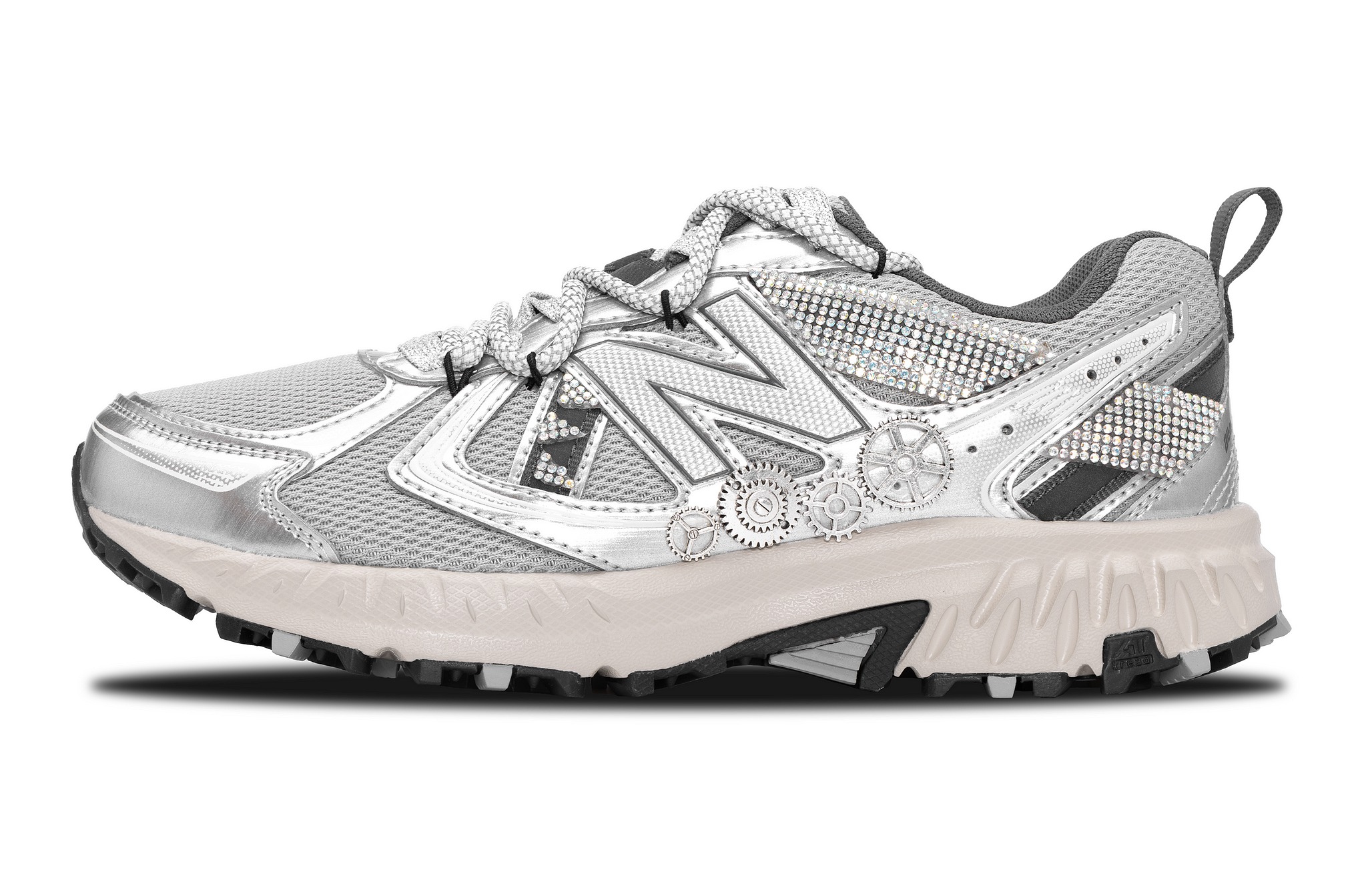 

Кастомизированные кроссовки New Balance NB 410 Running Shoes Unisex, серебряный, Серебристый, Кастомизированные кроссовки New Balance NB 410 Running Shoes Unisex, серебряный