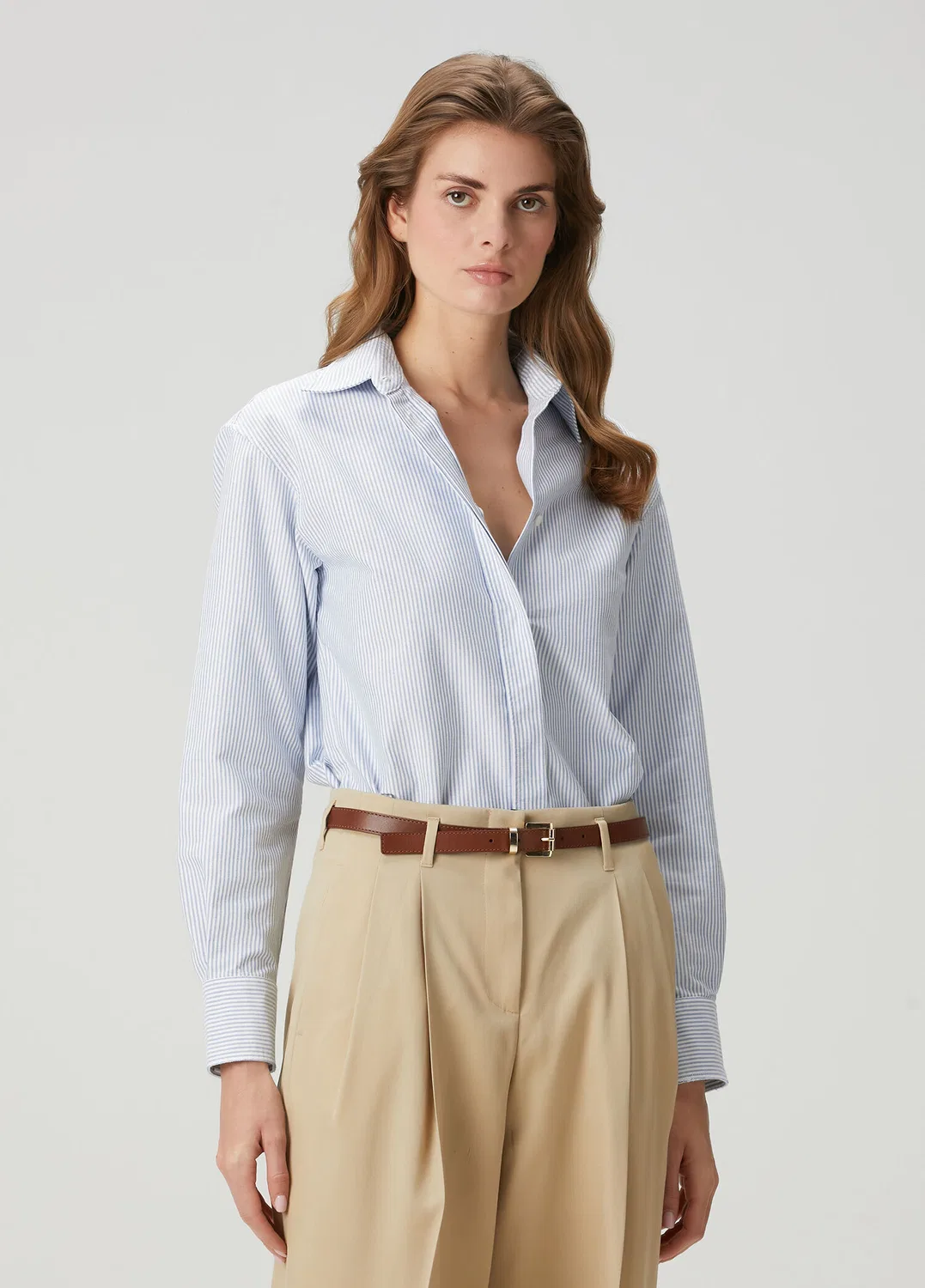 Рубашка Regular Fit Golden Goose, light blue — фото 3
