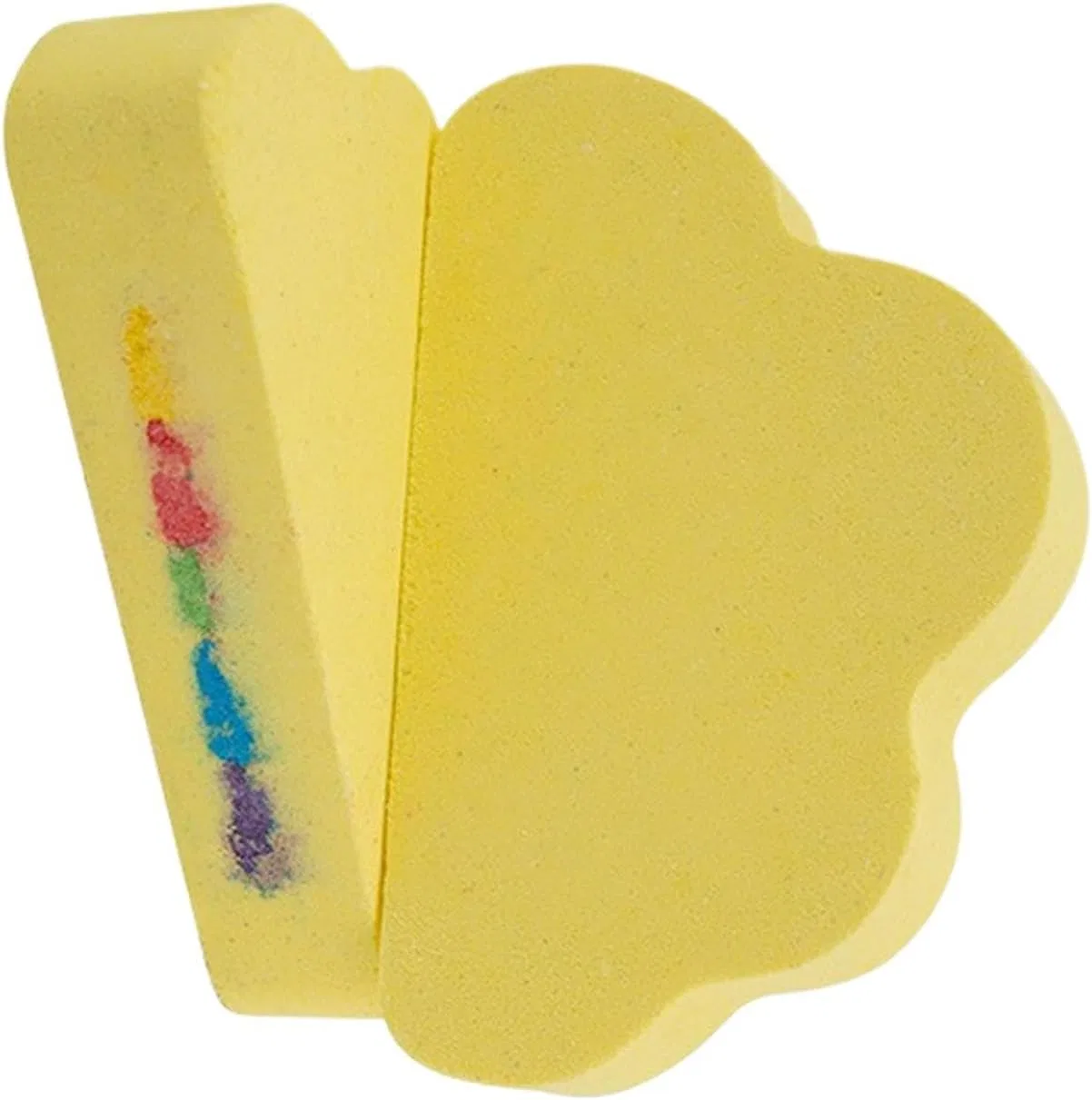 Generisch Бомбочка для ванны Regenbogenwolke, 1 шт, 120 г, Yellow