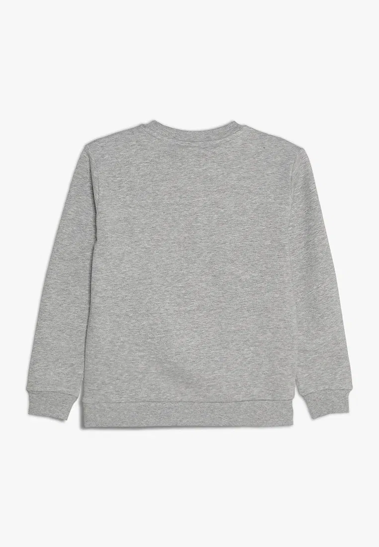Классическая толстовка с круглым вырезом и логотипом Fila, Light Grey Melange — фото 2