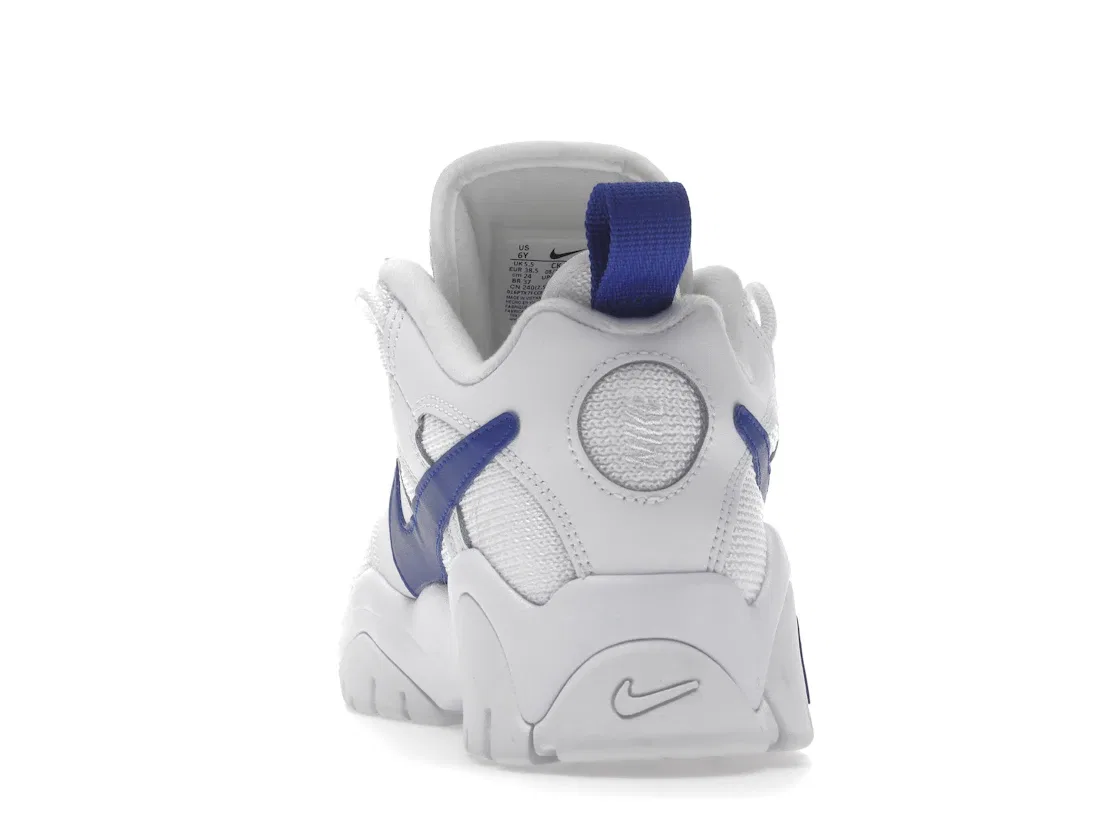Детские кроссовки Lifestyle Air Barrage Low Nike, White/Hyper Blue — фото 4