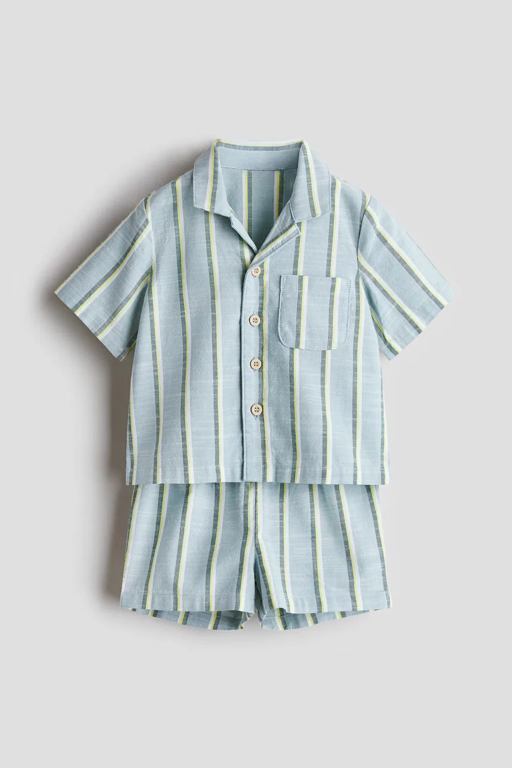 Комбинезон H&M, Helltürkis/Gestreift