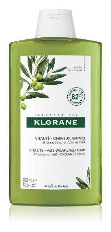 

Регенерирующий шампунь для зрелых волос Klorane Organic Olive