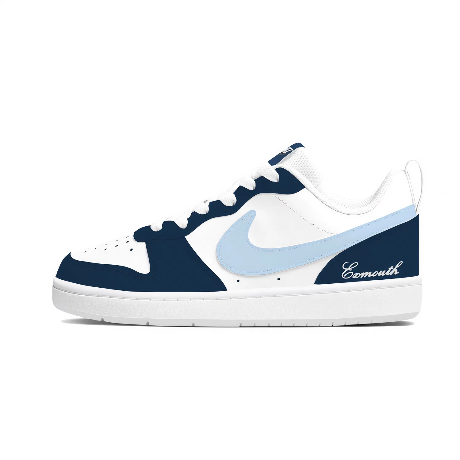 Детские кроссовки для скейтбординга Nike Court Borough2, Light Blue — фото 3
