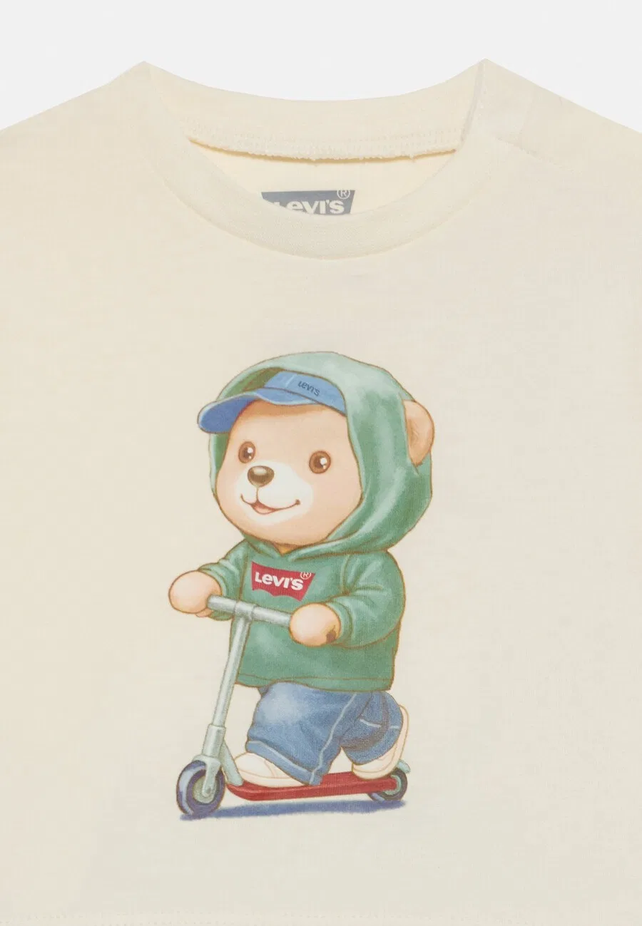 Детский комплект Levi's Kids бежевого цвета — фото 4