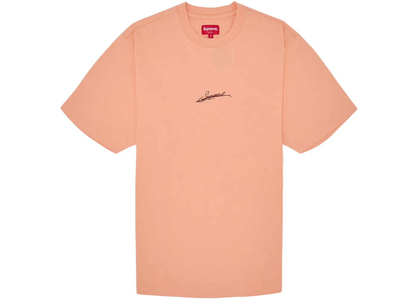 Мужская футболка с коротким рукавом с принтом Signature S/S Top Supreme, Peach