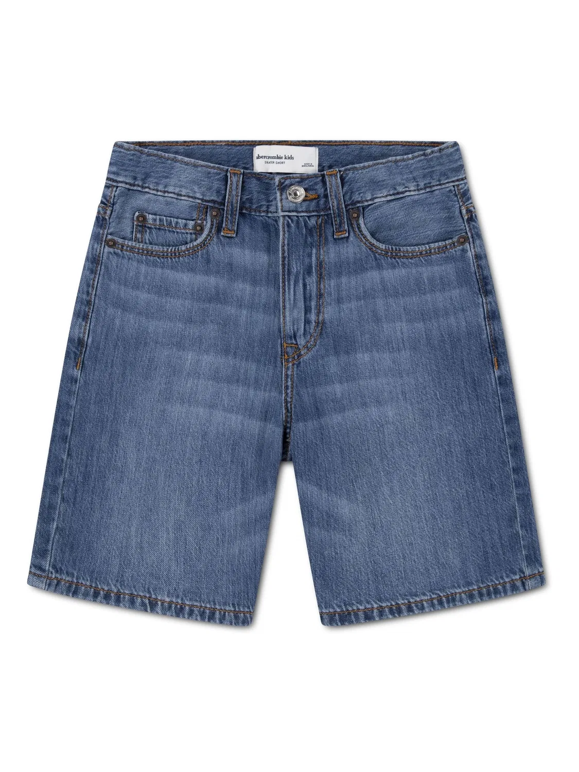 Шорты джинсовые мешковатые Abercrombie & Fitch, Light Blue