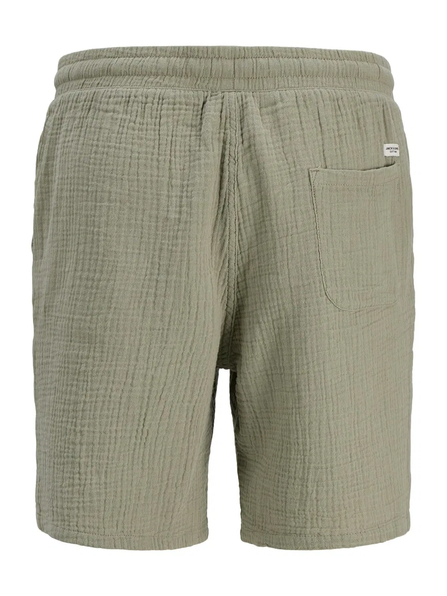 Детские шорты Jack & Jones Junior Regular Pants 'JPSTJaiden Patras' оливкового цвета — фото 2