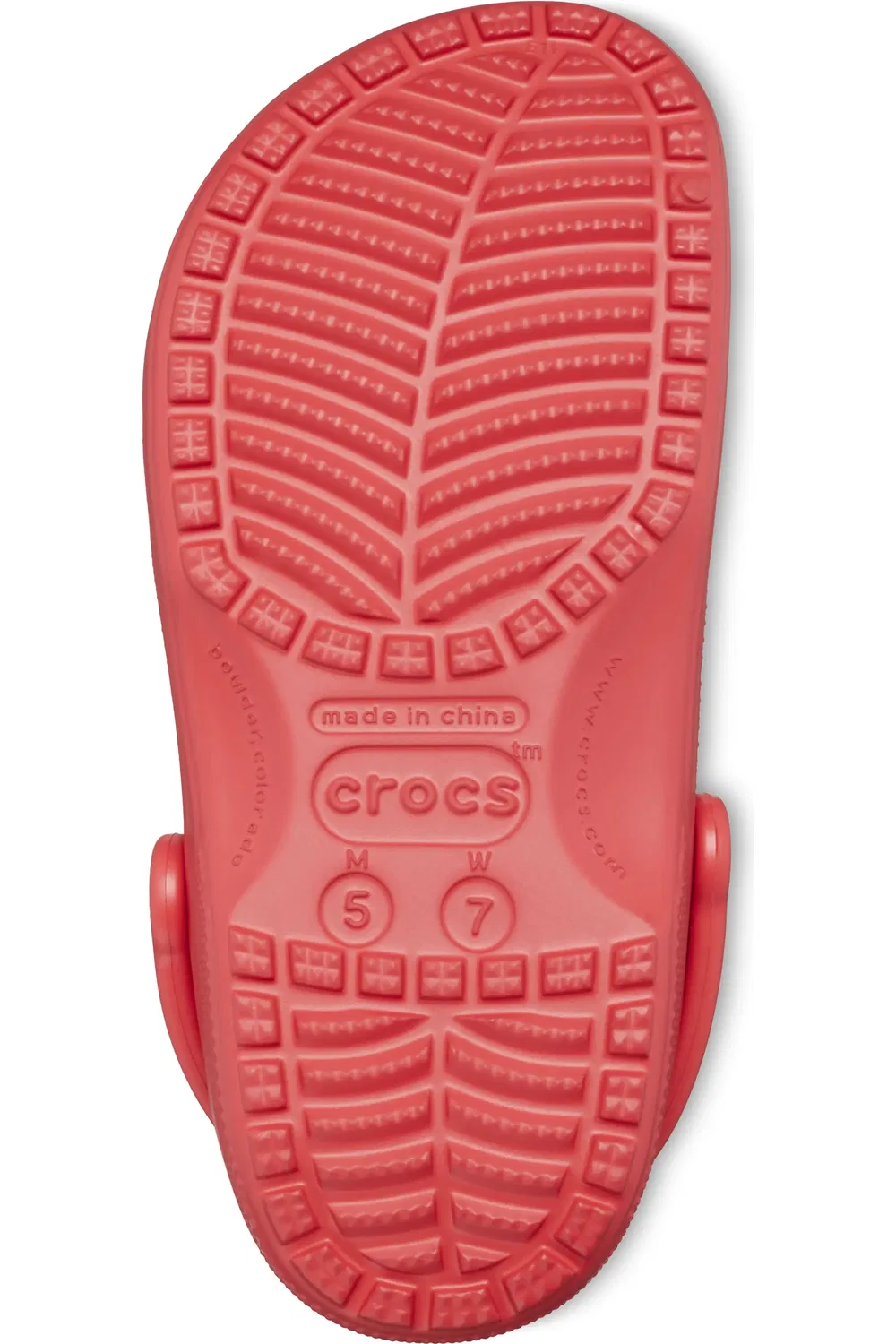 Детские сабо легкие из Croslite Classic Clog Crocs, Varsity Red — фото 3