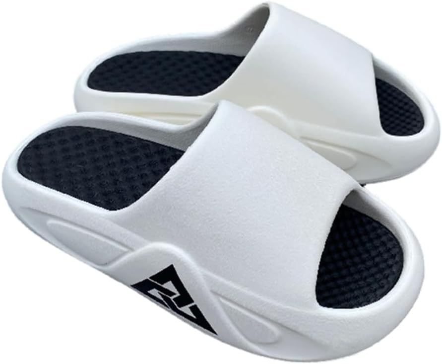 

Мужские тапочки YFDZKJ для дома, летние пляжные сандалии, противоскользящие и износостойкие, для пары, с толстой подошвой, комфортные, легкие, мягкие, как подушка, белый