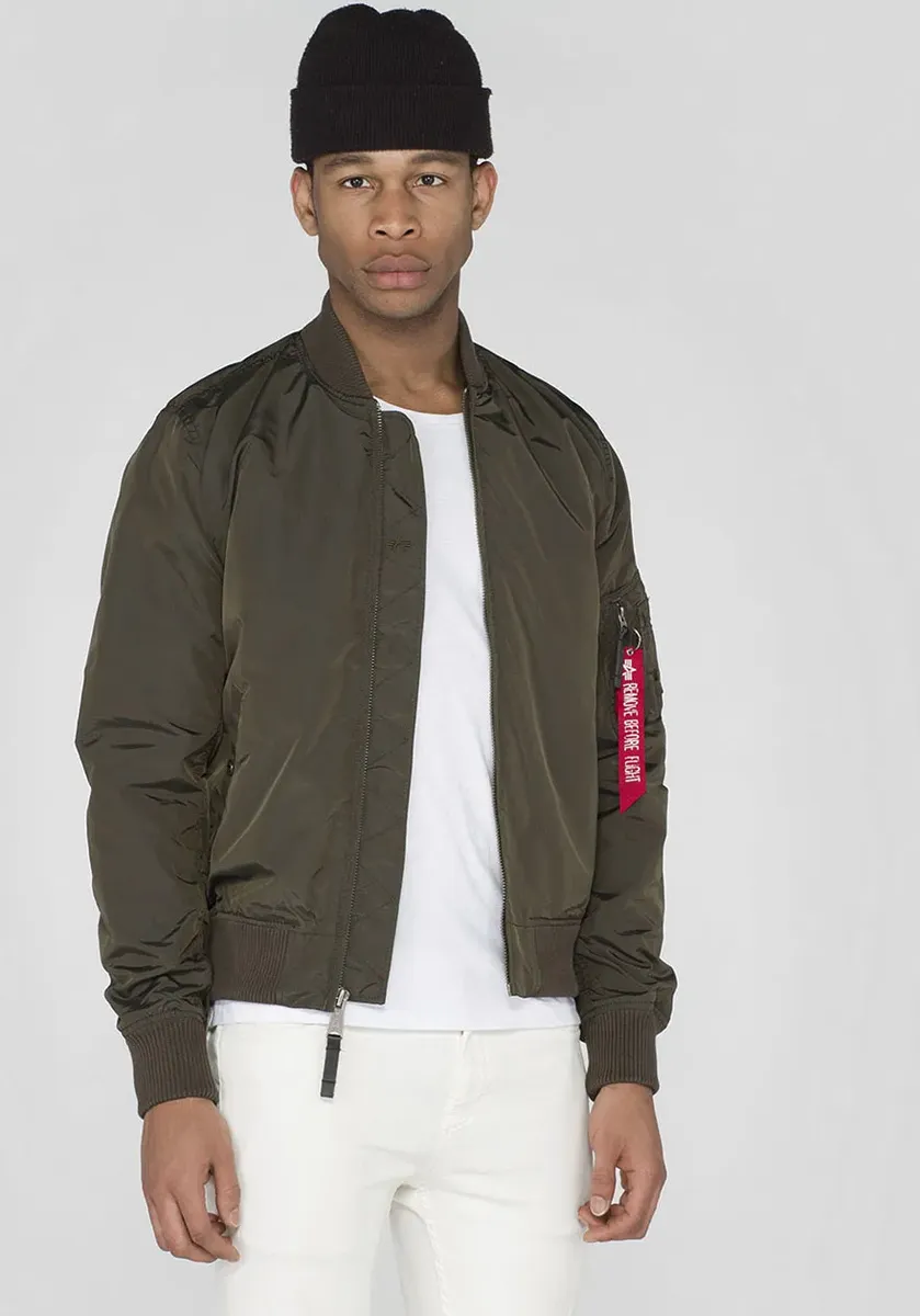 

Куртка-бомбер Alpha Industries "MA-1 TT", серый