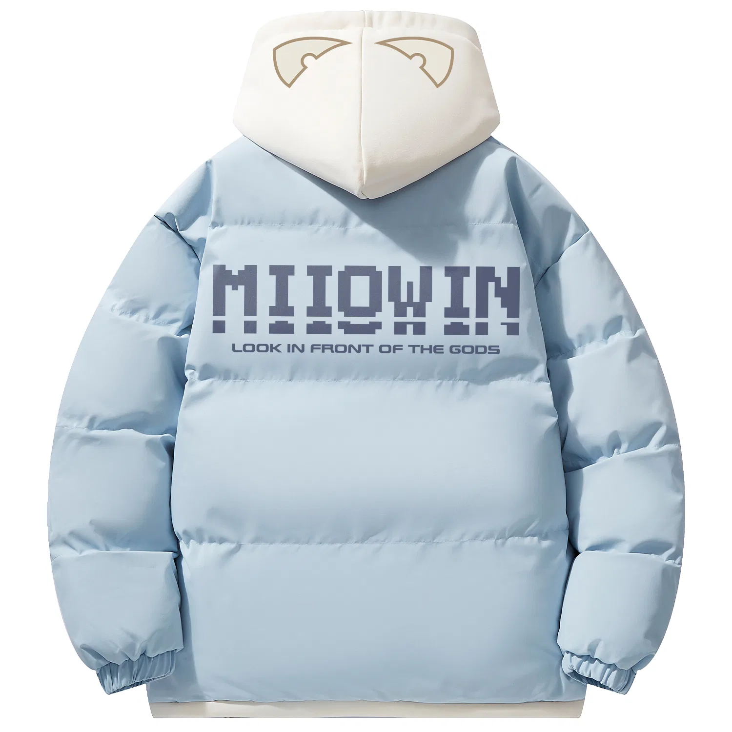 Детский утепленный пуховик с капюшоном Puffer Jackets Unisex MIIOW, BM06 Sky Blue — фото 3