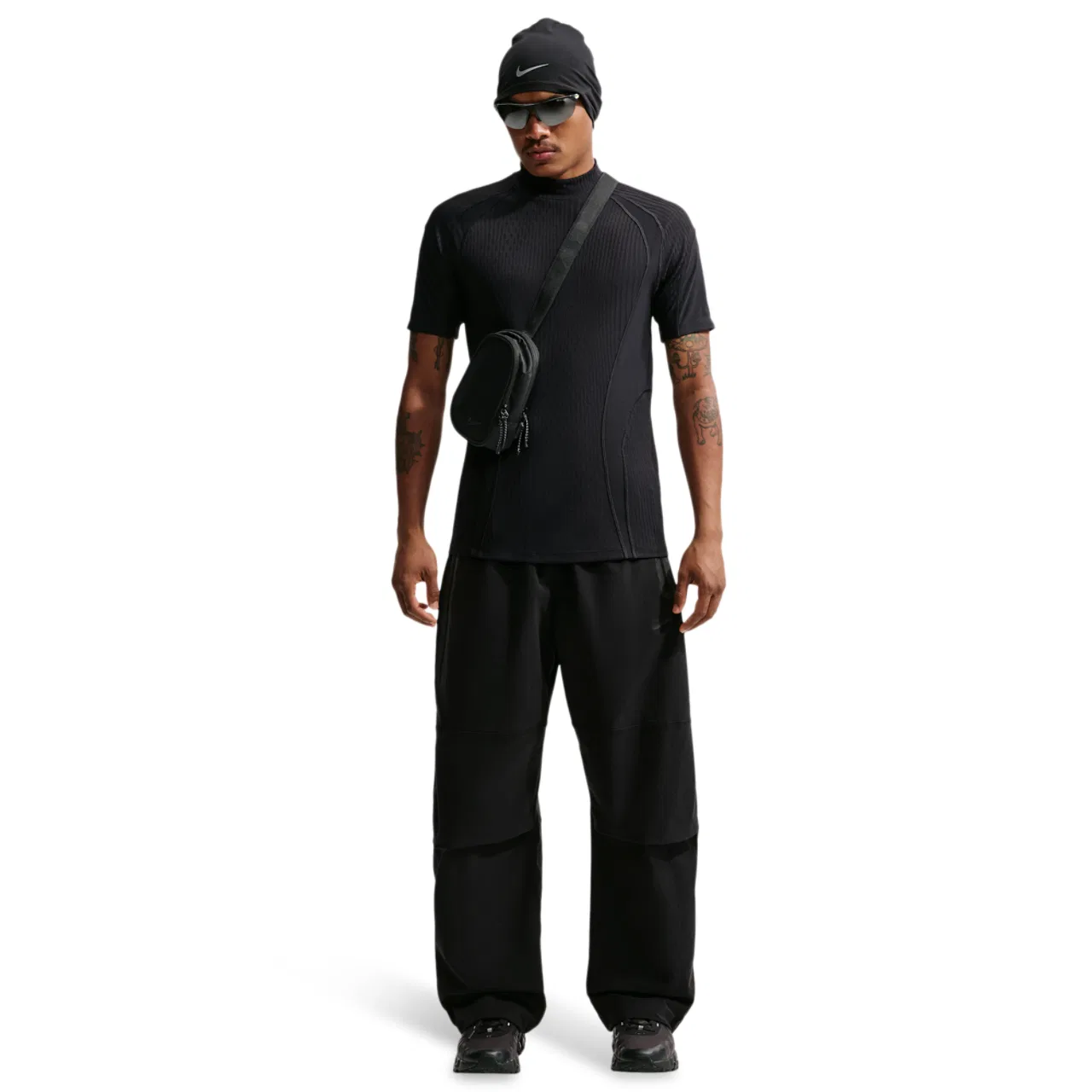 Мужская футболка влагоотводящая Dri-FIT ADV Tech Pro Magna Nike, черный — фото 4