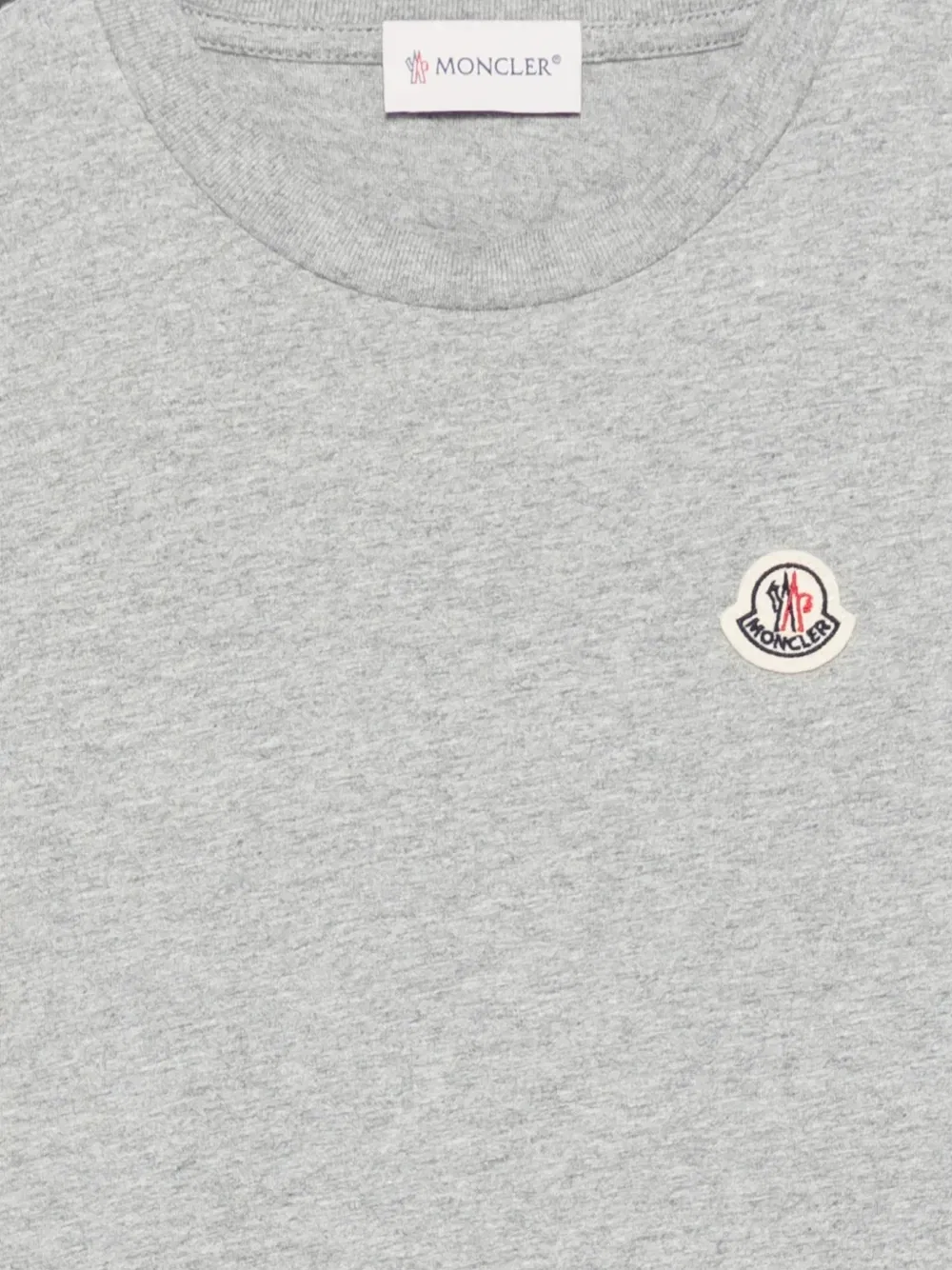 Футболка с нашивкой-логотипом набор из трех штук Moncler Enfant, серый — фото 3