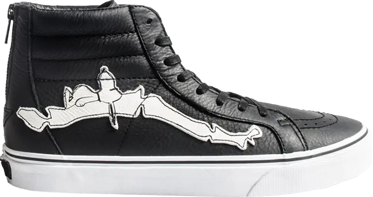 

Кеды Vans Blends x Peanuts x Sk8-Hi Reissue Zip Snoopy Bones, черный