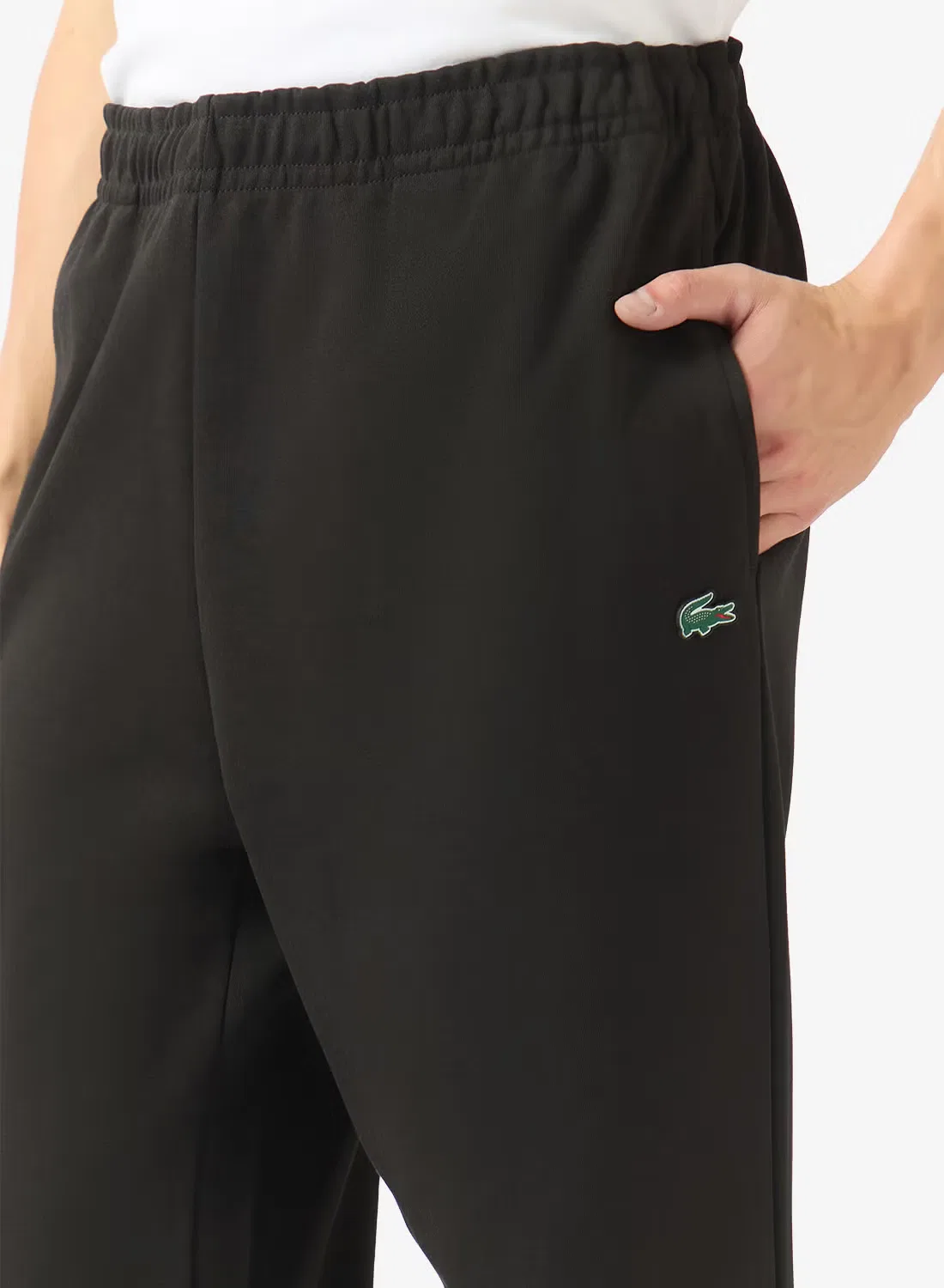 Спортивные штаны с логотипом Lacoste, черный — фото 4