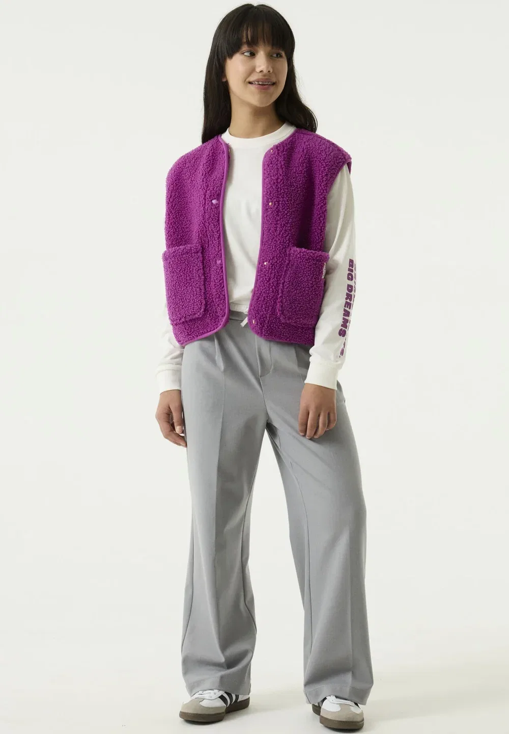 Девушки-Подростки - куртки - жилеты Garcia, Magenta Muse