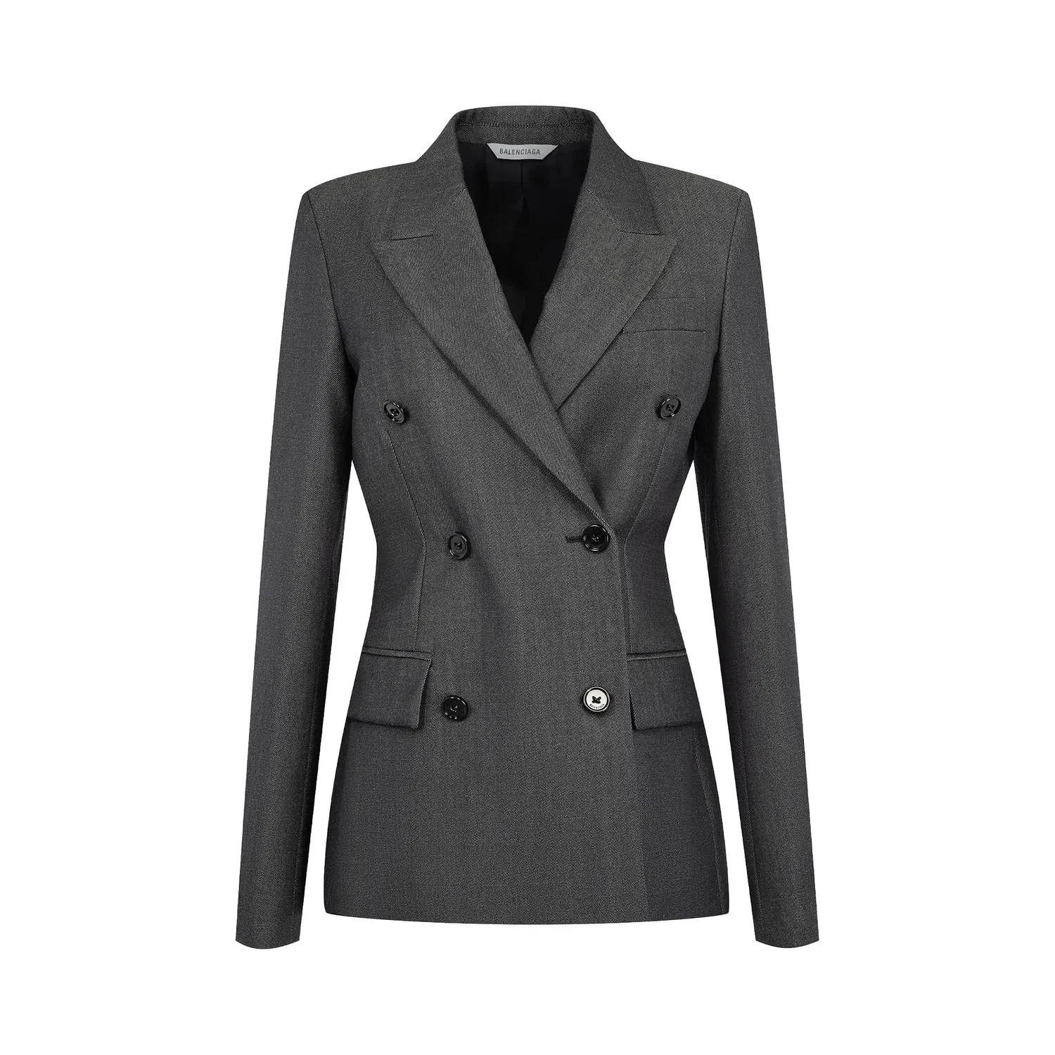 Блейзер Balenciaga Double Breasted Tailored, синий