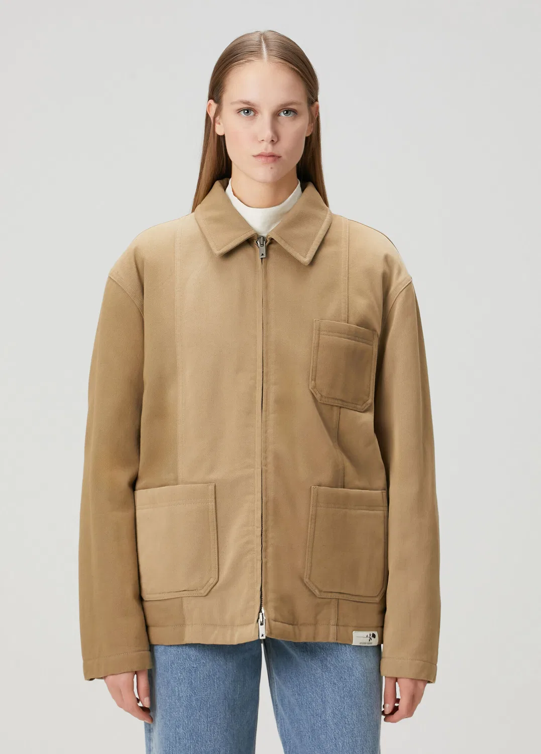 Женский жакет Golden Goose, light khaki — фото 3