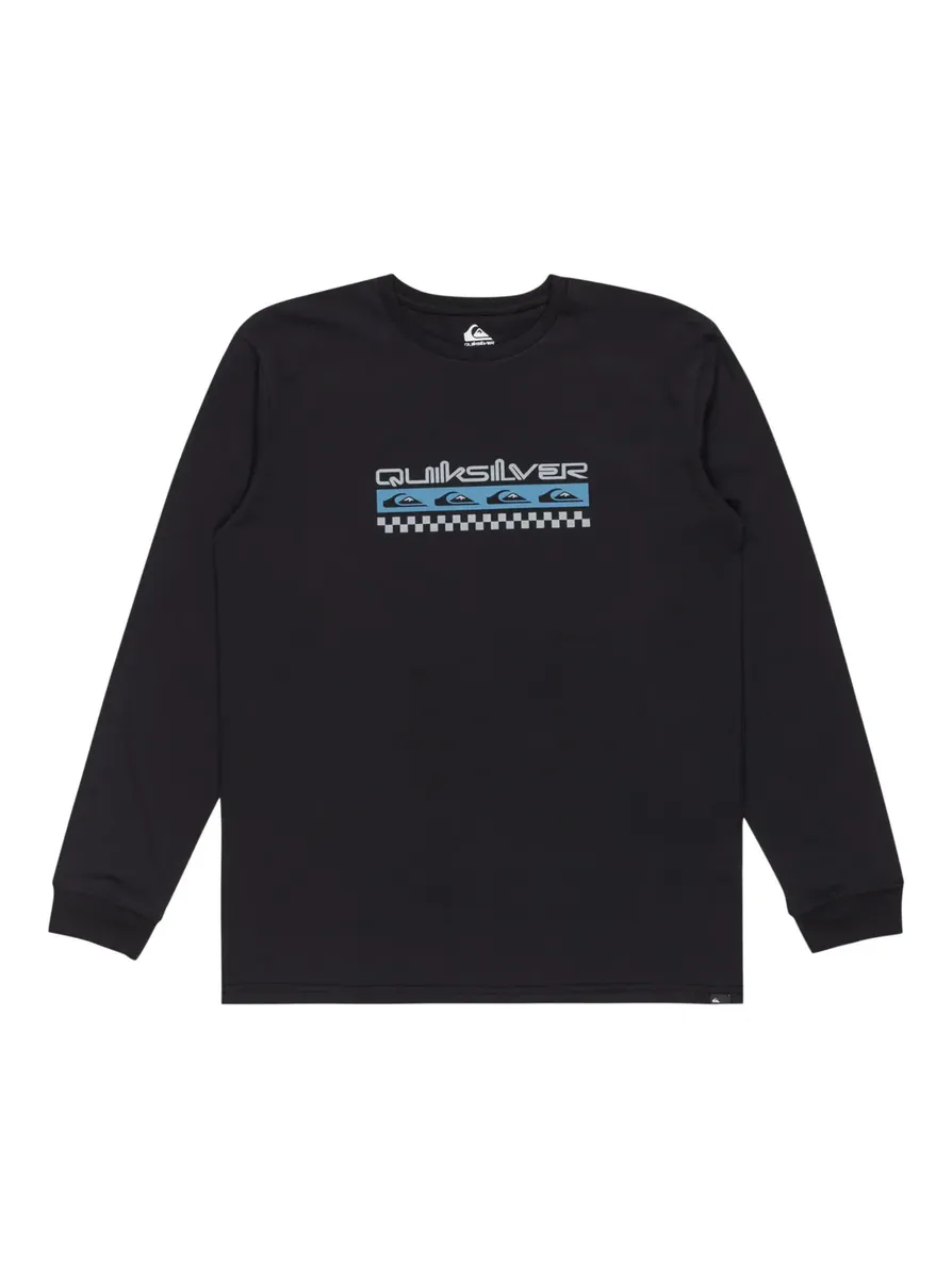 

Рубашка Quiksilver с длинными рукавами "Omni Check Turn", черный