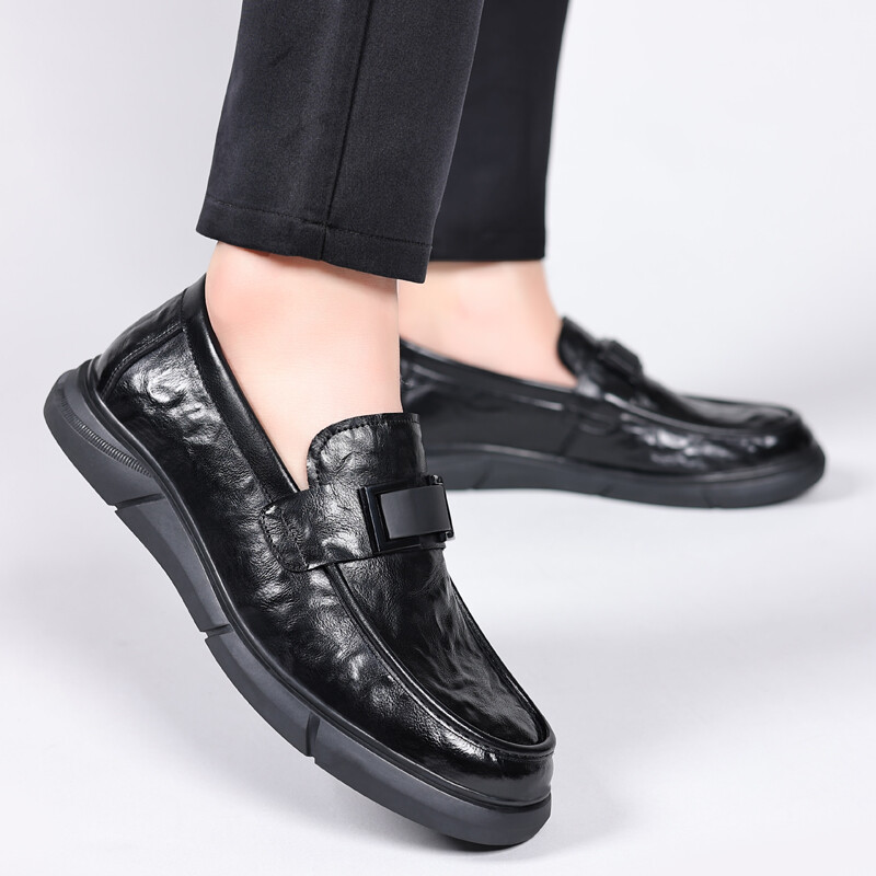 Мужские туфли EGCHI Men's Casual Shoes Men Mid-Top — фото 3