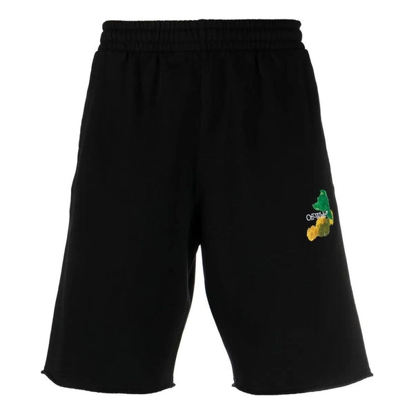 

Шорты brush arrow bermuda shorts 'black' Off-White, черный