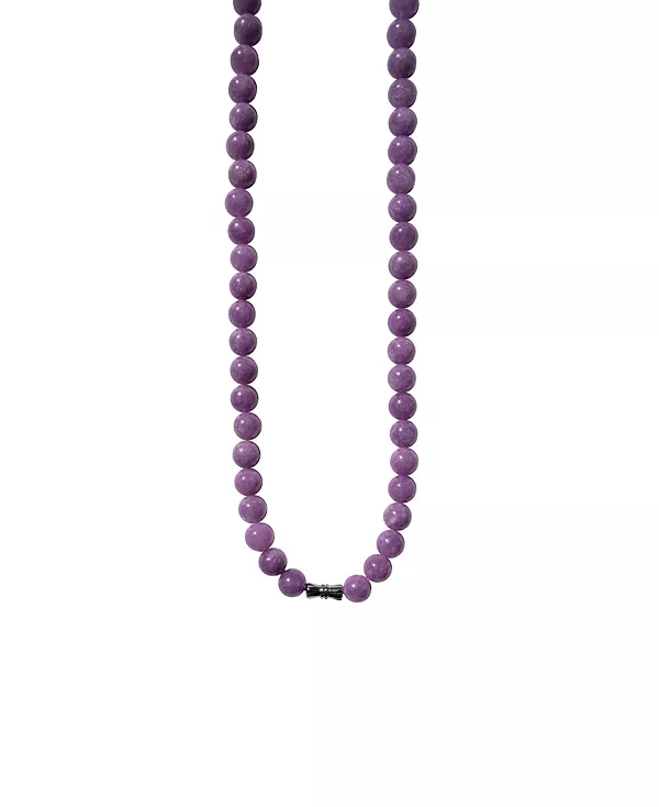 

Ожерелье из сиренево-фиолетового нефрита Seree, purple