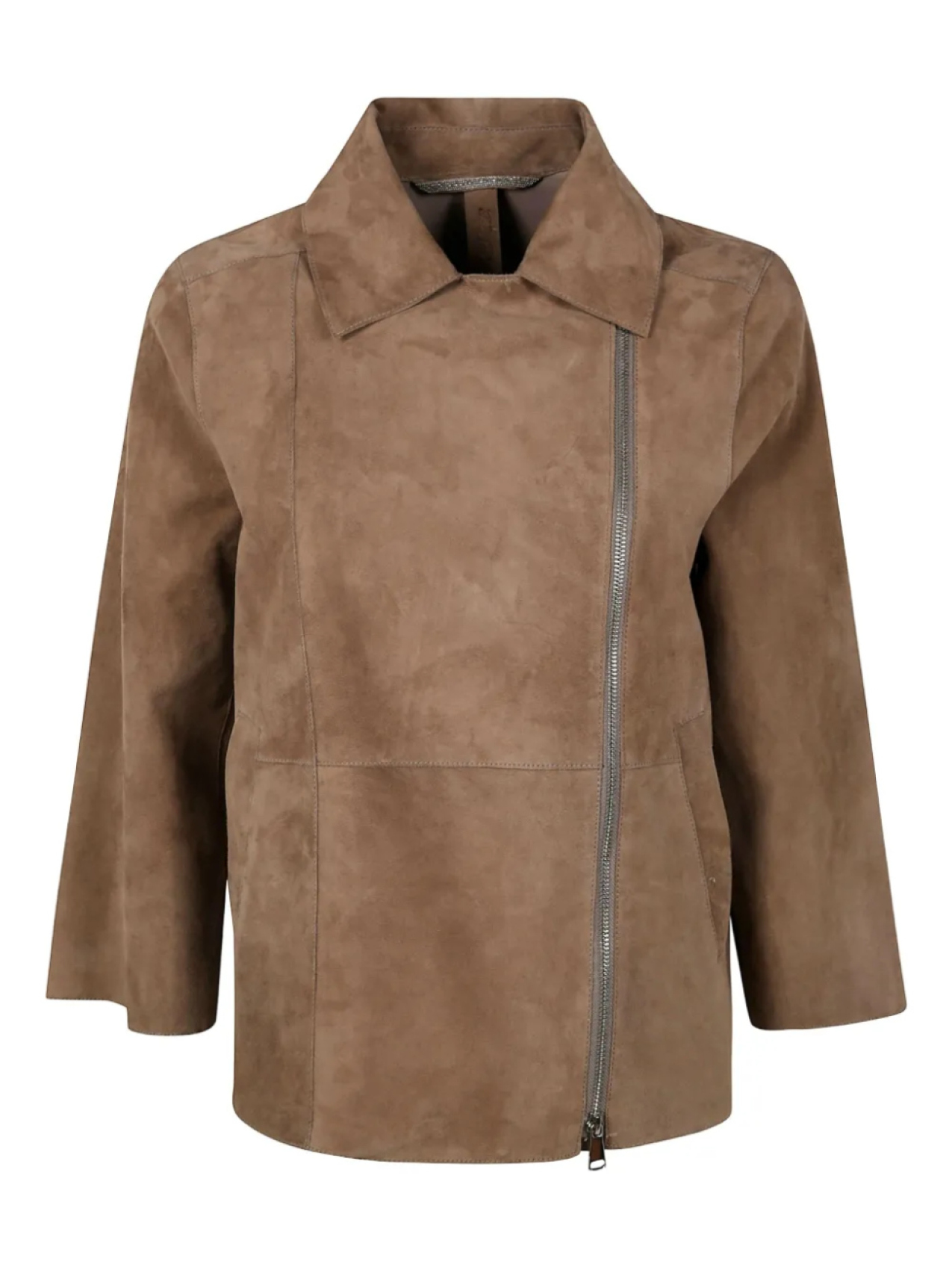 

Куртка со смещенной молнией The Jackie Leathers, нейтральный