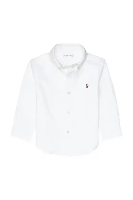 Классическая рубашка из хлопка Polo Ralph Lauren, белый