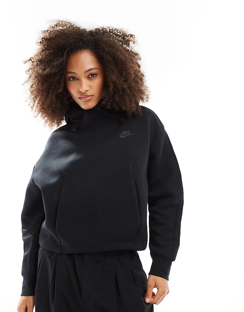 

Толстовка свободного кроя Tech Fleece черного цвета Nike