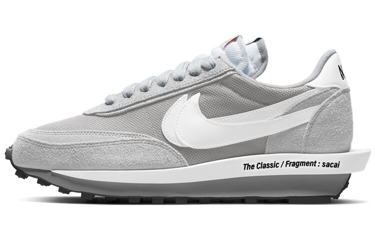 Fragment Design x Sacai x Nike LDWaffle Light Smoke Grey