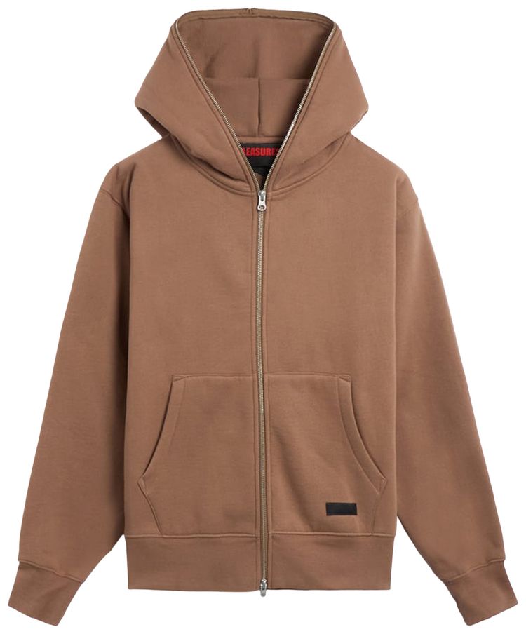 

Худи Pleasures Dragon на молнии, коричневый