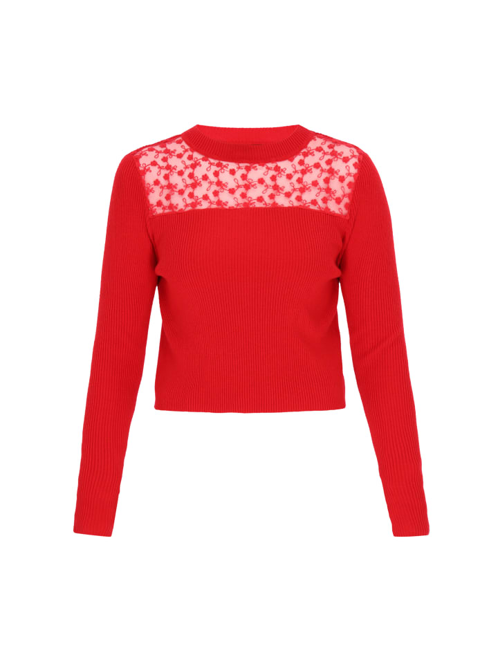 

Faina Женский свитер красного цвета