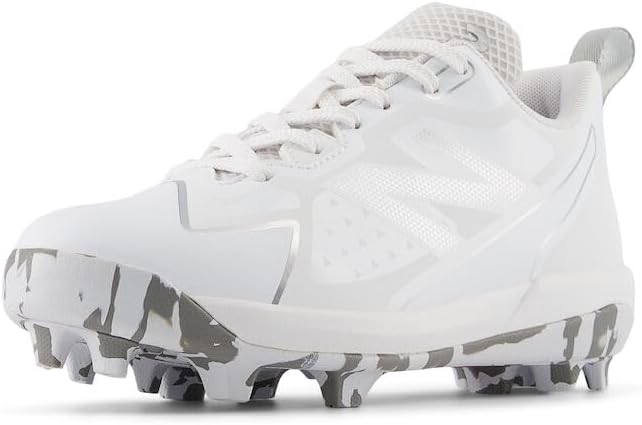 

Детские бейсбольные кроссовки New Balance Kids' Romero Duo V2 с резиновым подошвой, белый