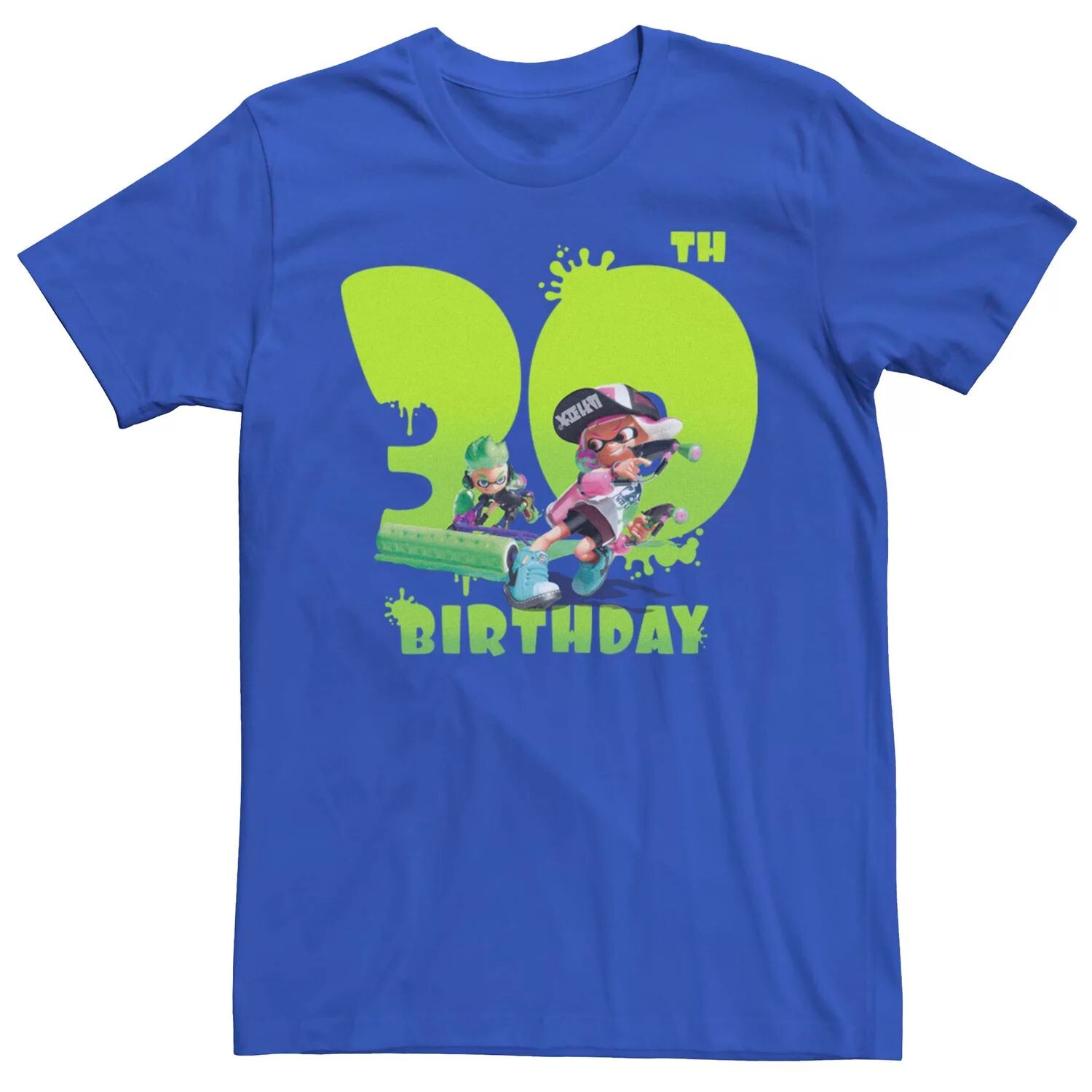 

Мужская футболка к 30-летию Nintendo Splatoon Licensed Character