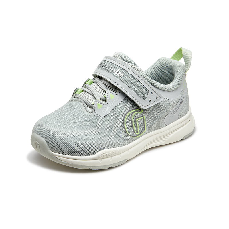 

Противоскользящие, износостойкие, дышащие низкие детские ботиночки для малышей GINOBLE, светло-серый