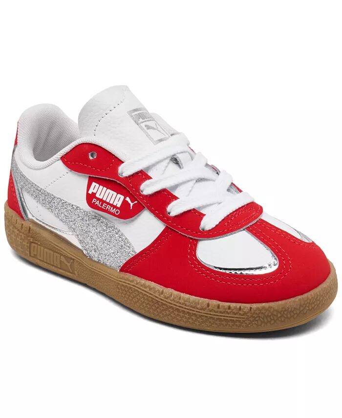 

Кроссовки Palermo Moda Glitz для маленьких девочек от Finish Line Puma, красный