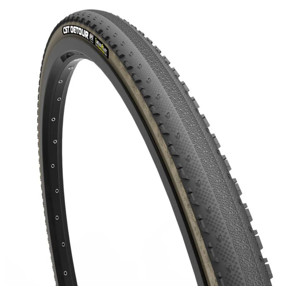 

Гравийная шина CST Detour C3015 Tubeless 700C x 38 rigid, черный