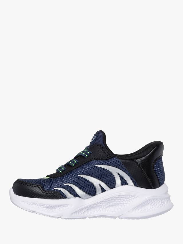Детские кроссовки Slip-Ins S-Lights Meteor Lights Skechers, Navy/Black — фото 4